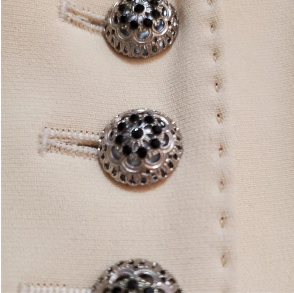 MOSCHINO Single Breast 5 Button Tailored Y2K Notch Lapel Vintage Stitch Blazer - Picture 7 of 15